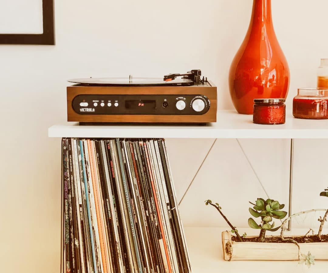 Record Player and Records Record Player and Records