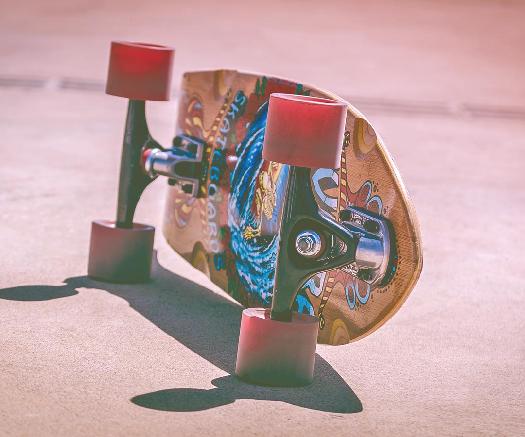 Skateboard Lying on its Side 1 Skateboard Lying on its Side 1